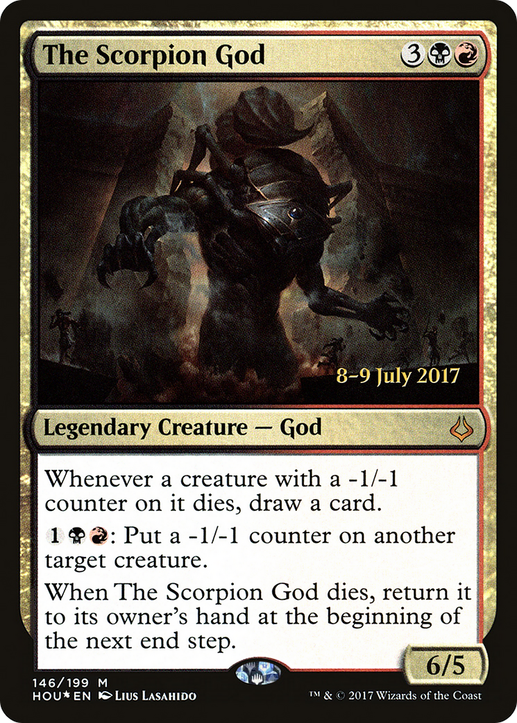 The Scorpion God (PRE-146) [Hour of Devastation Promos] Foil