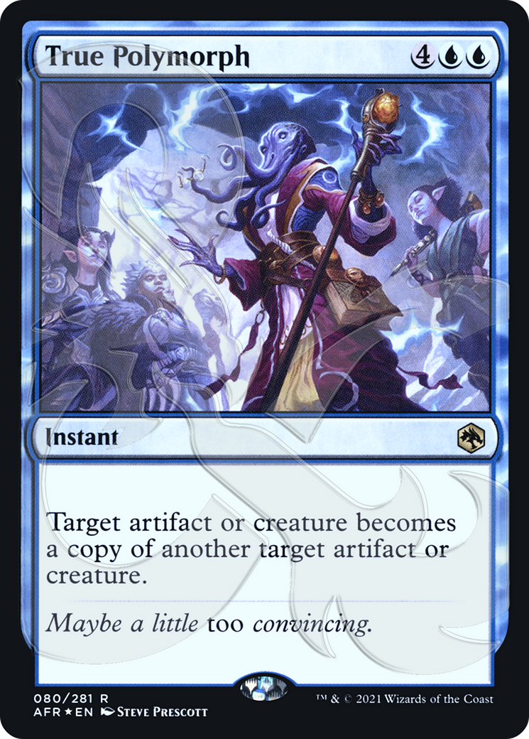 True Polymorph (AFR&-080) [Adventures in the Forgotten Realms Promos] Foil