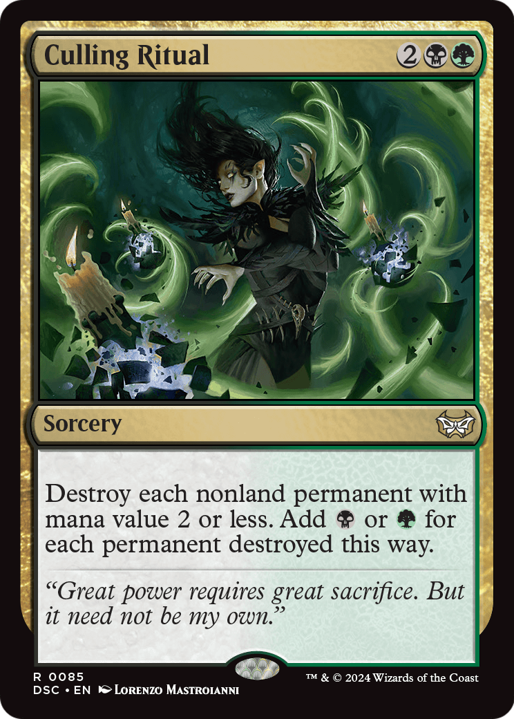 Culling Ritual (DSC-085) [Duskmourn: House of Horror Commander]