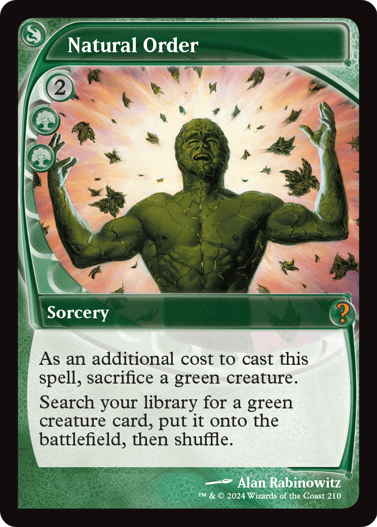 Natural Order (Future Sight) (MB2-210) [Mystery Booster 2]