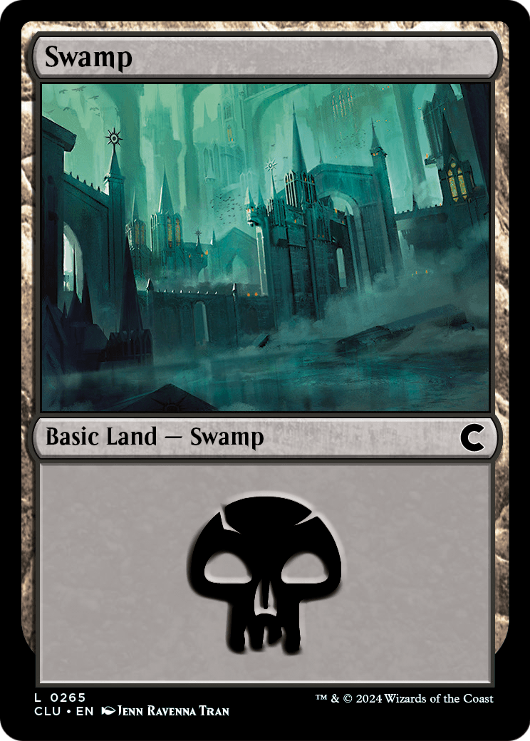 Swamp (CLU-265) [Ravnica: Clue Edition]