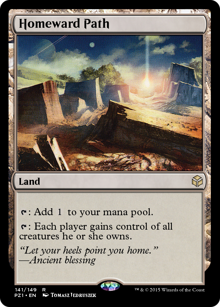 Homeward Path (PZ1-141) [Legendary Cube Prize Pack] Foil