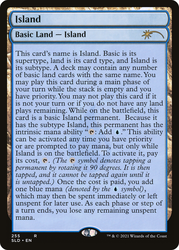 Island (SLD-255) (Full-Text Lands) [Secret Lair Drop] Foil