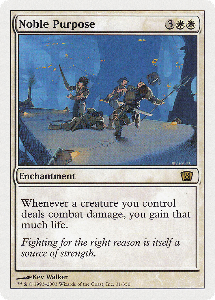 Noble Purpose (8ED-031) [8th Edition] Foil