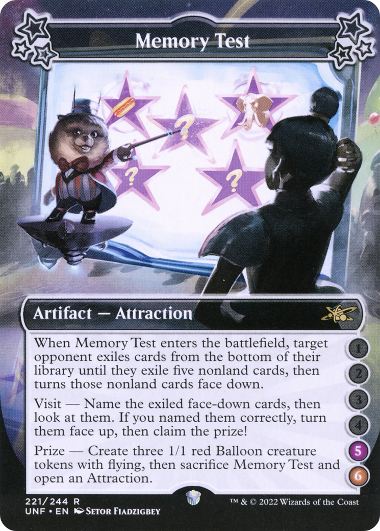 Memory Test (5-6) (UNF-221) [Unfinity] Foil