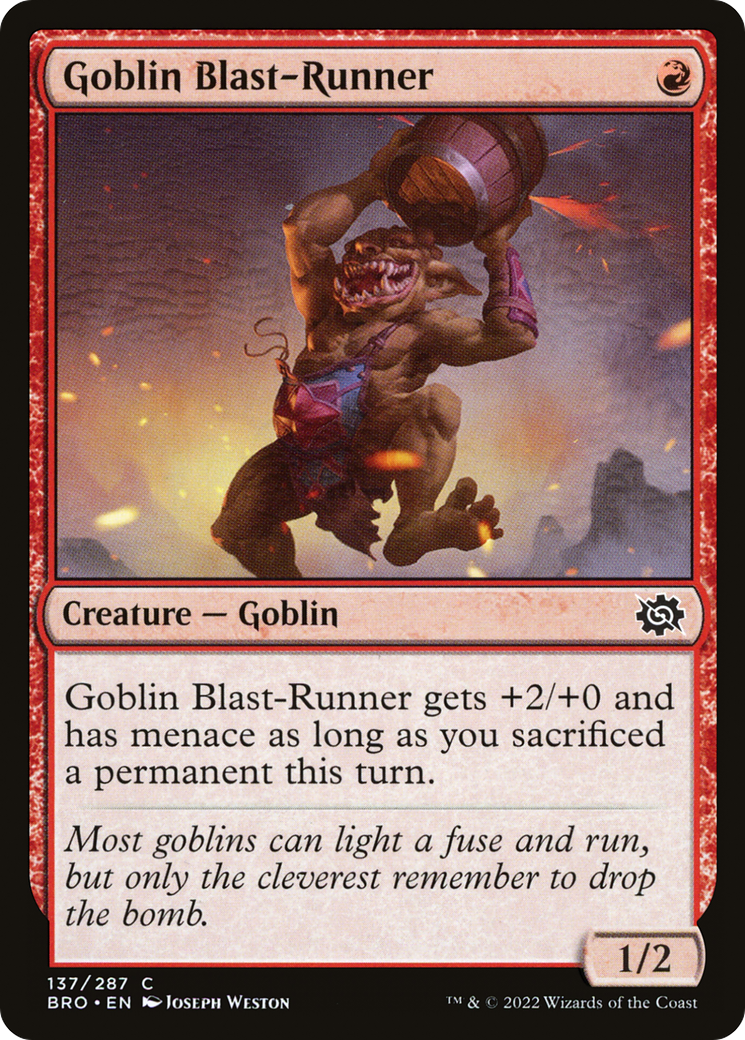 Goblin Blast-Runner (BRO-137) [The Brothers' War]