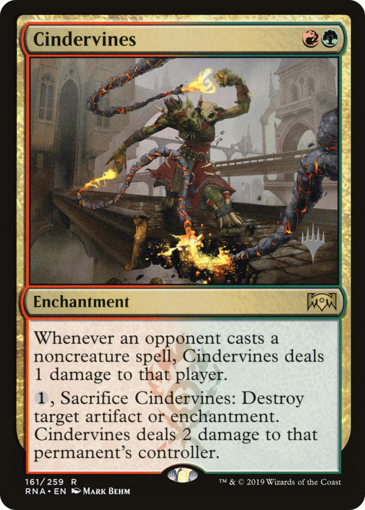Cindervines (PPELD-161) [Promo Pack: Ravnica Allegiance Promos]