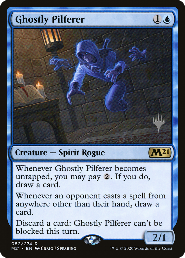 Ghostly Pilferer (PPM21-052) [Promo Pack: Core Set 2021 Promos]