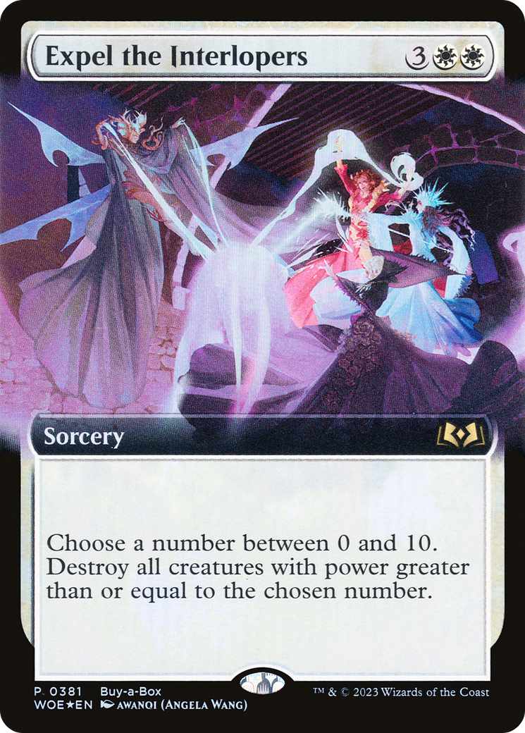 Expel the Interlopers (BABP-381) (Extended Art) [Wilds of Eldraine] Foil