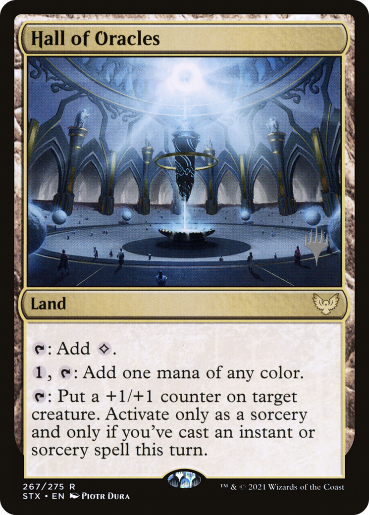 Hall of Oracles (PPSTX-267) [Promo Pack: Strixhaven: School of Mages Promos] Foil