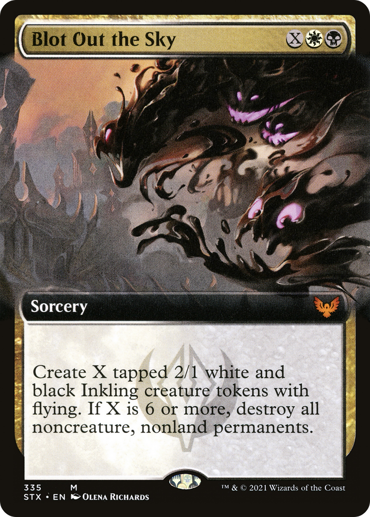 Blot Out the Sky (Extended Art) (STX-335) [Strixhaven: School of Mages]