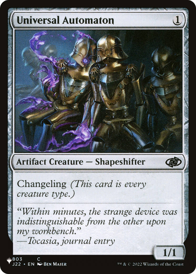 Universal Automaton (J22) (LIST-803) [The List]