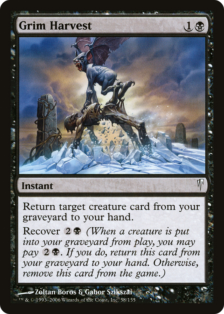 Grim Harvest (CSP-058) [Coldsnap] Foil