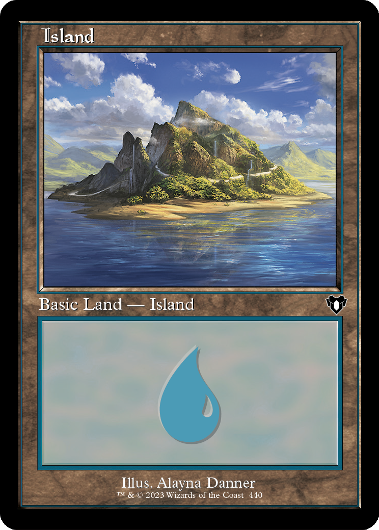 Island (CMM-440) (Retro Frame) [Commander Masters]