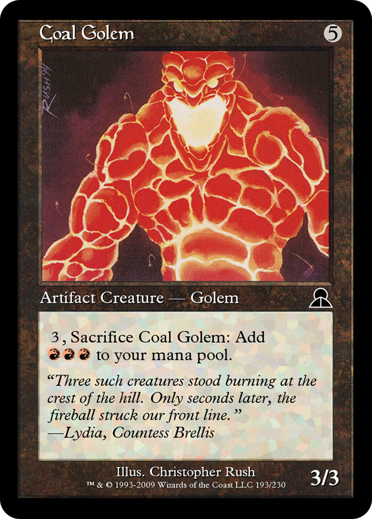 Coal Golem (ME3-193) [Masters Edition III]