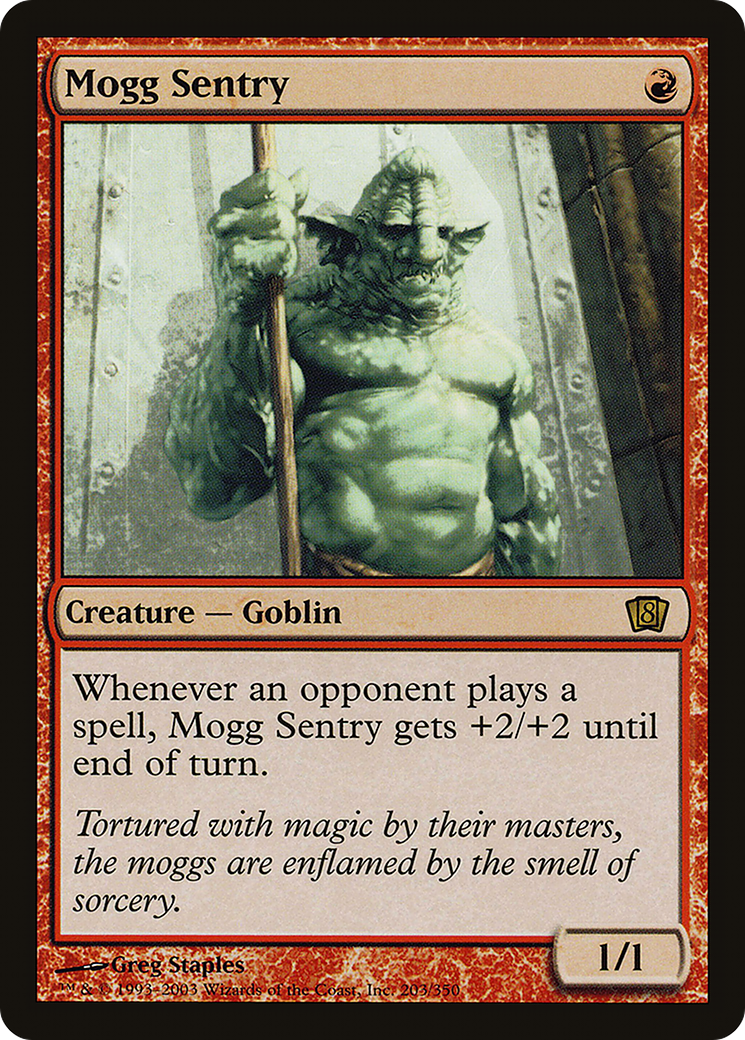 Mogg Sentry (8ED-203) [8th Edition] Foil