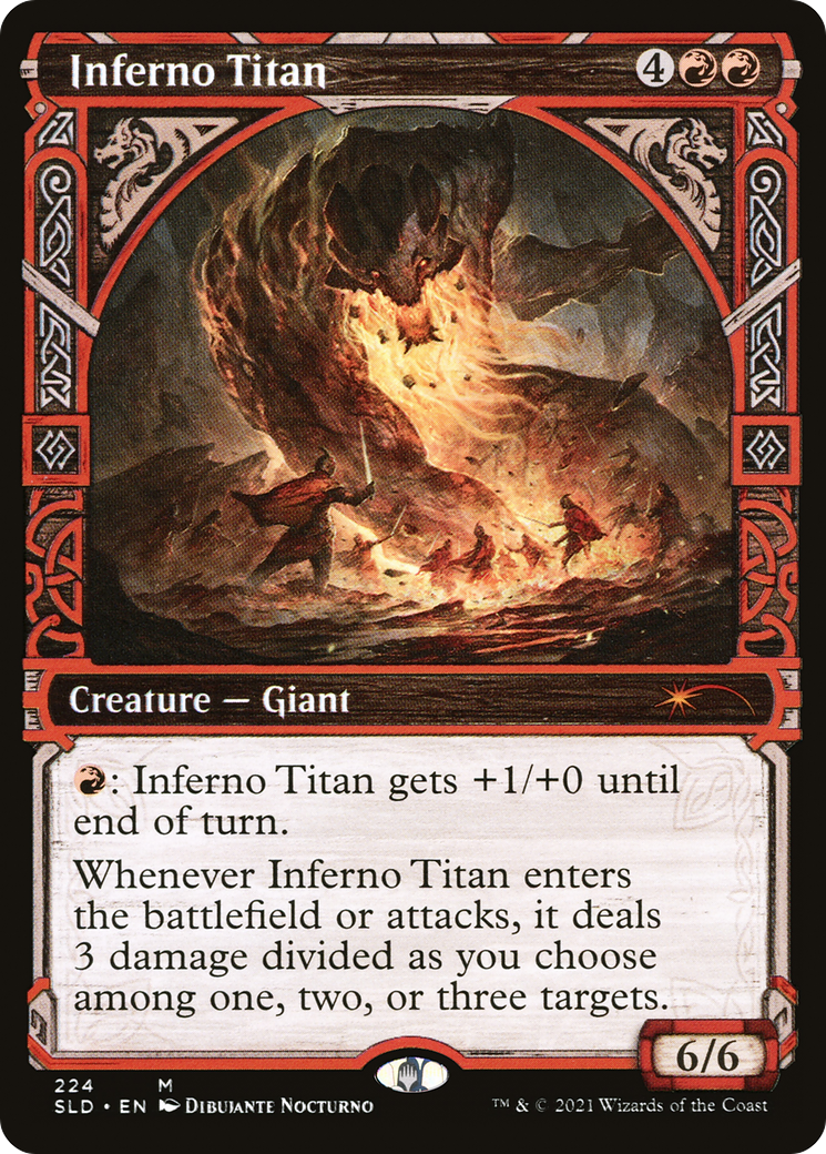 Inferno Titan (SLD-224) (Showcase) [Secret Lair Drop]