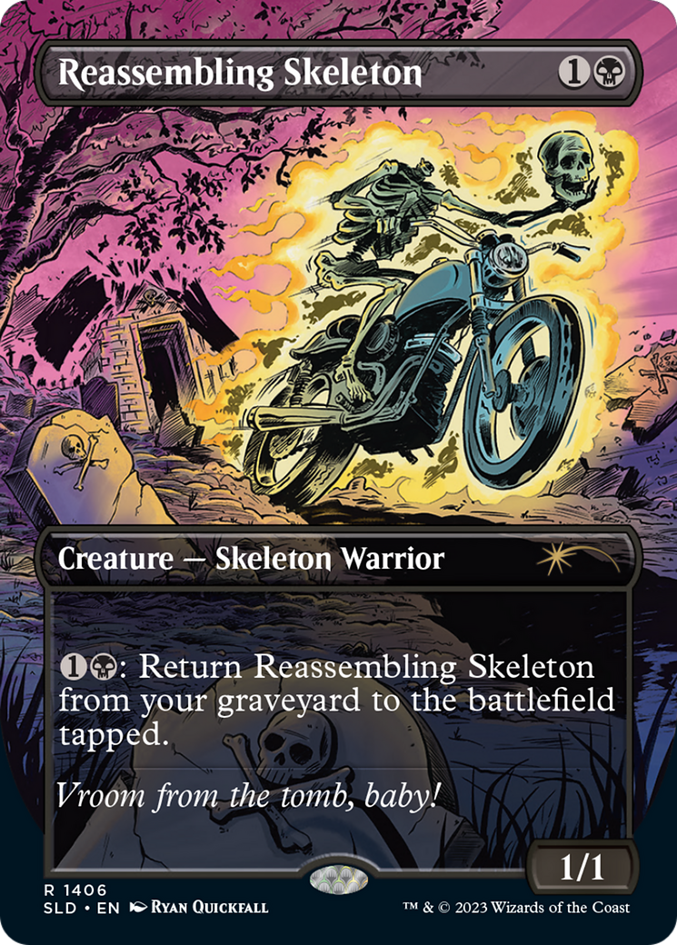 Reassembling Skeleton (SLD-1406) (Borderless) [Secret Lair Drop]