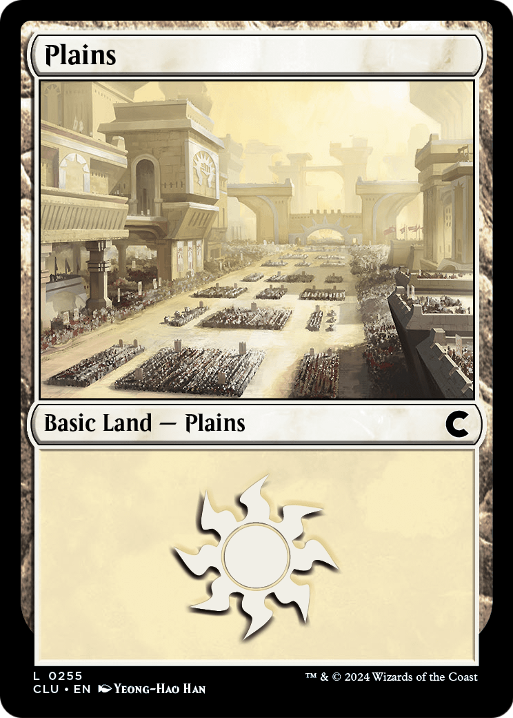 Plains (CLU-255) [Ravnica: Clue Edition]