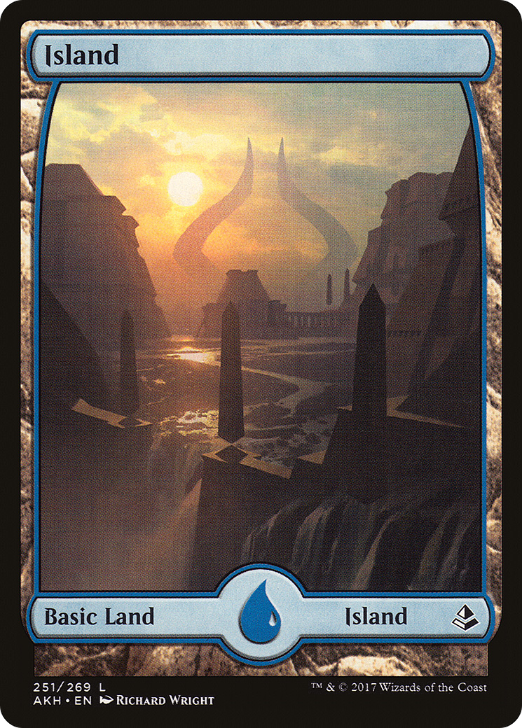 Island (251) - Full Art (AKH-251) [Amonkhet]