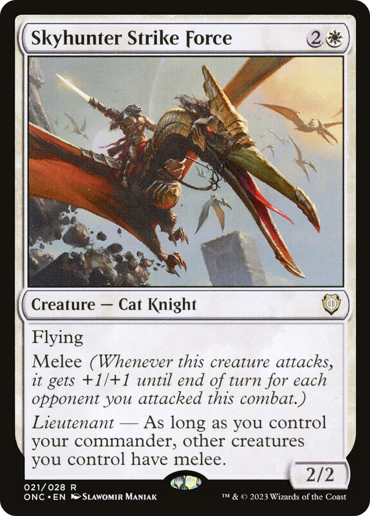 Skyhunter Strike Force (ONC-021) [Phyrexia: All Will Be One Commander]