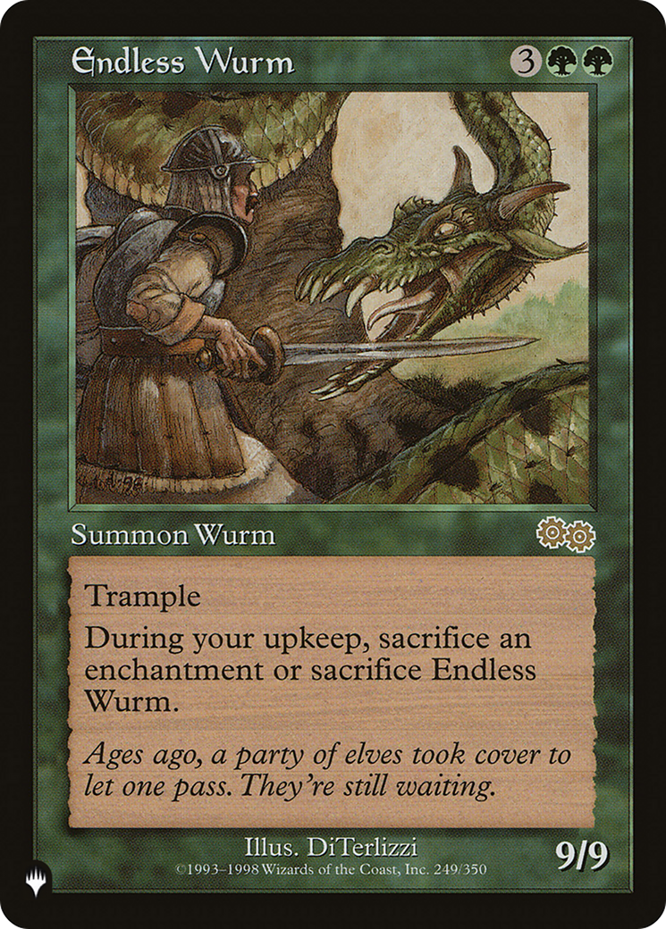 Endless Wurm (LIST-249/350) [The List]