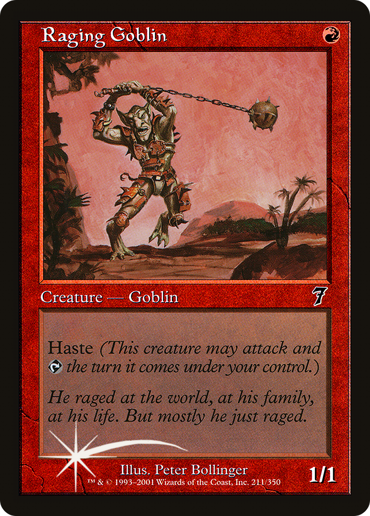 Raging Goblin (7ED-211) [7th Edition] Foil