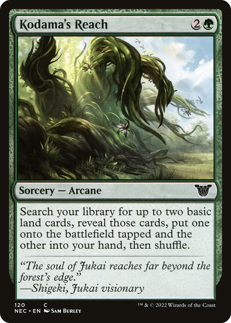 Kodama's Reach (NEC-120) [Neon Dynasty Commander]