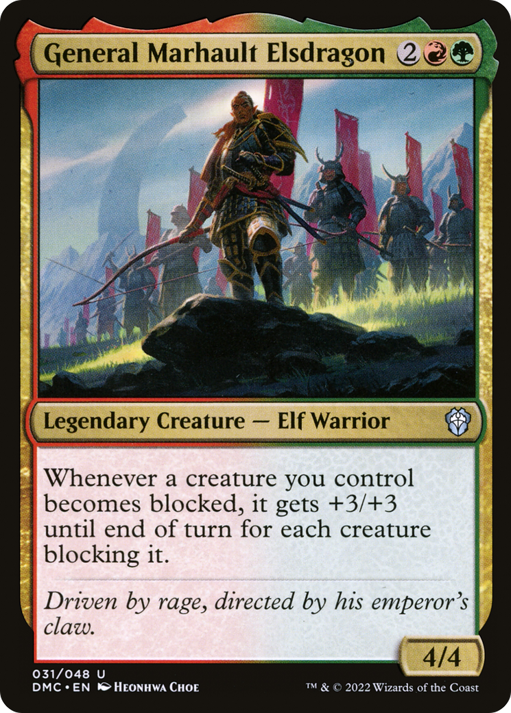 General Marhault Elsdragon (DMC-031) [Dominaria United Commander]
