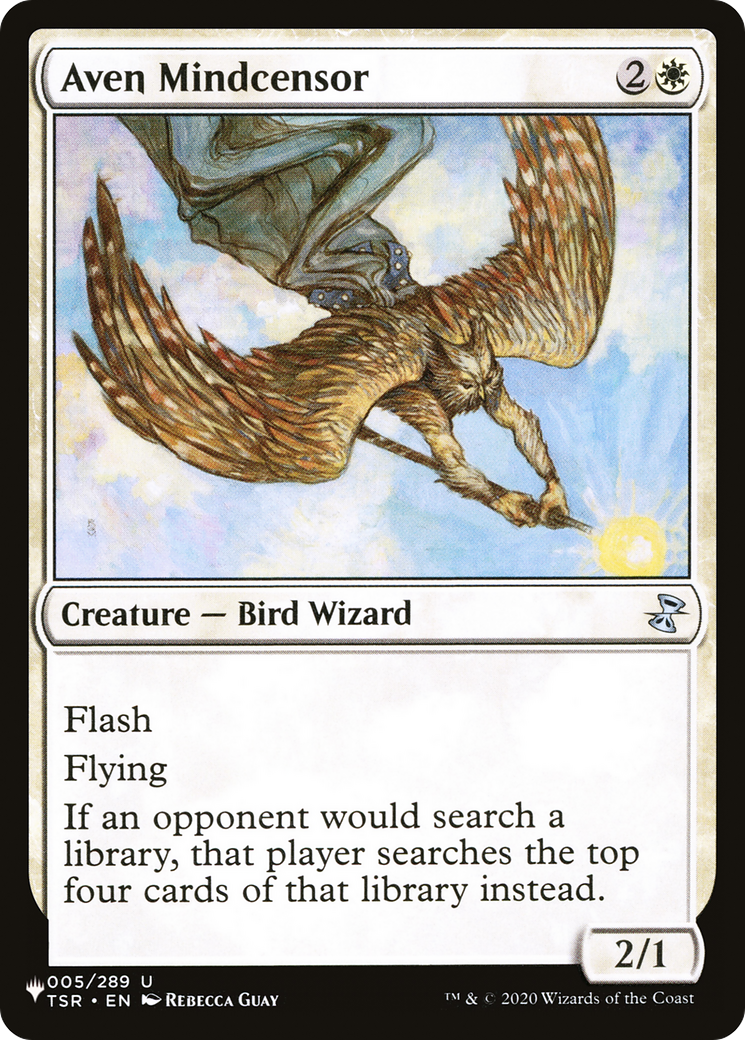 Aven Mindcensor (LIST-005/289) [The List]