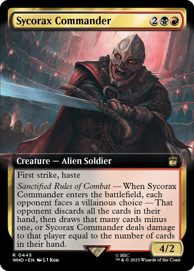 Sycorax Commander (Extended Art) (WHO-445) [Doctor Who]