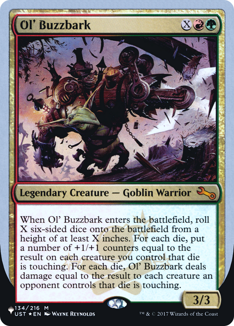 Ol' Buzzbark (LIST-134/216) [The List (Unfinity Foil Edition)] Foil
