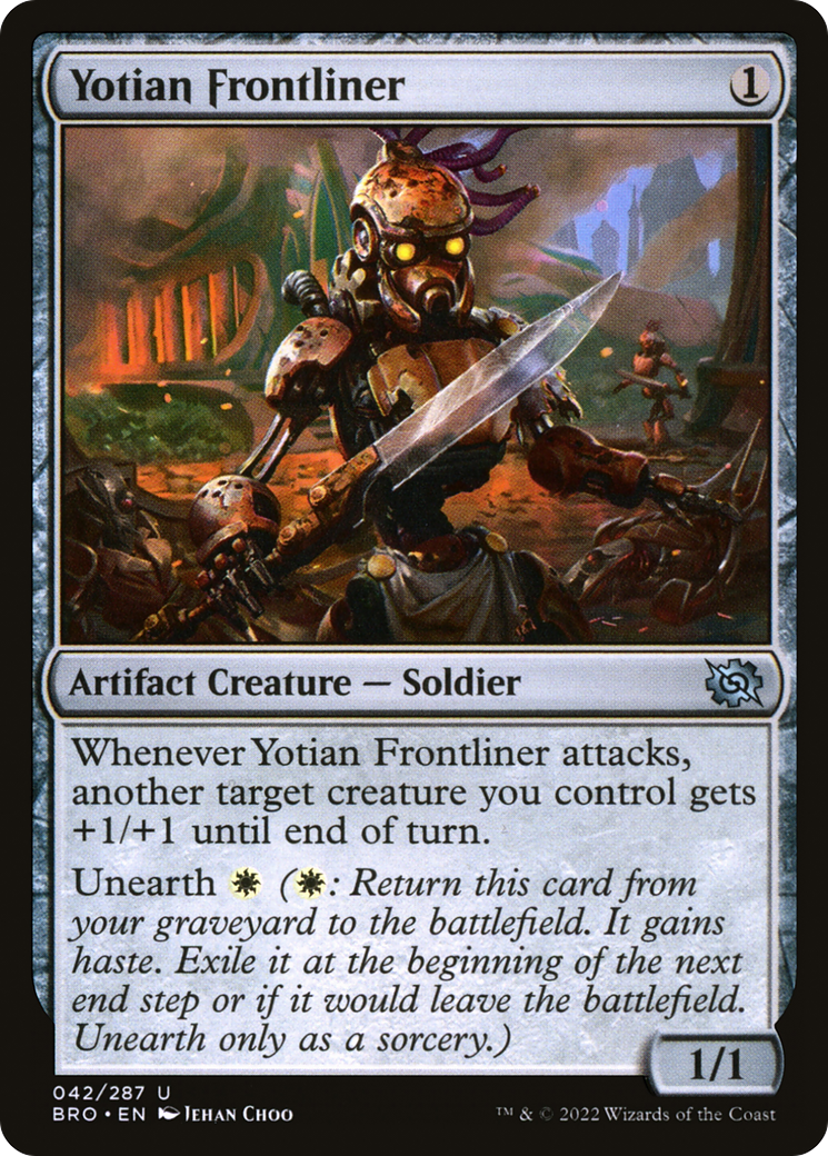 Yotian Frontliner (BRO-042) [The Brothers' War] Foil