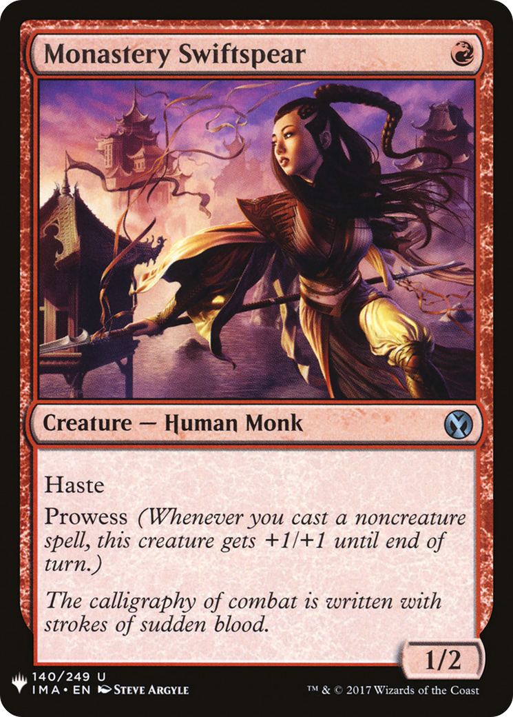 Monastery Swiftspear (LIST-140) [The List]