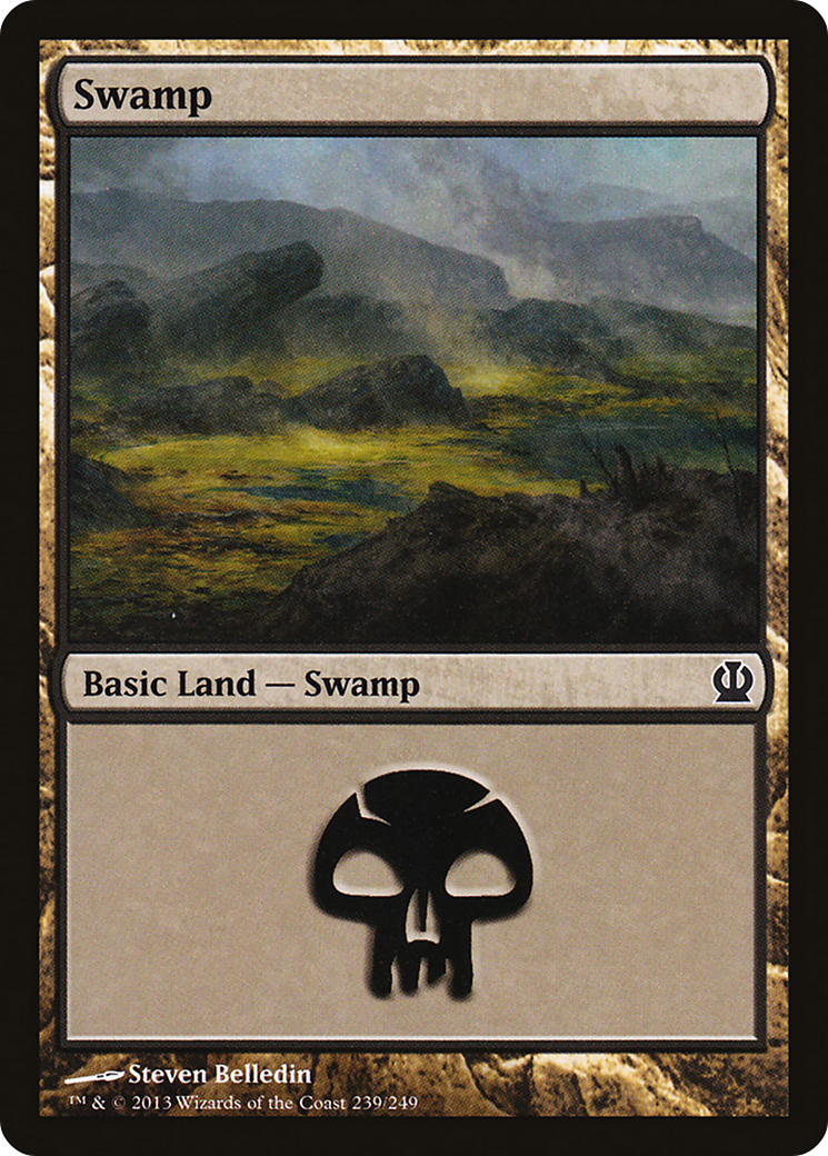 Swamp (THS-239) [Theros] Foil