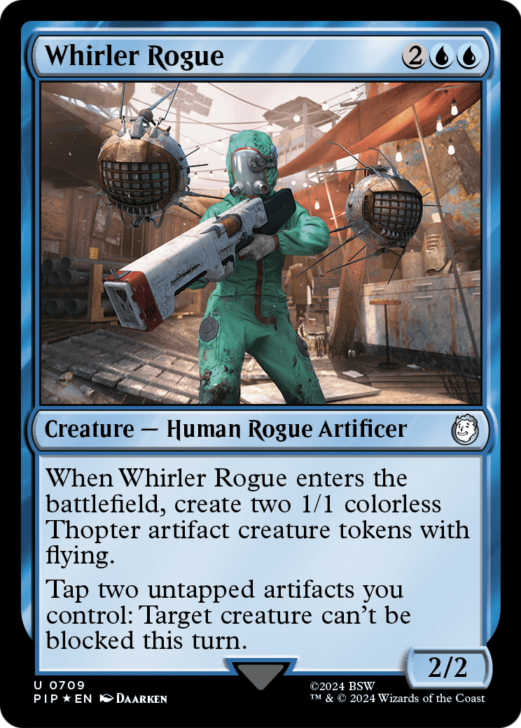 Whirler Rogue (Surge Foil) (PIP-709) [Fallout] Foil