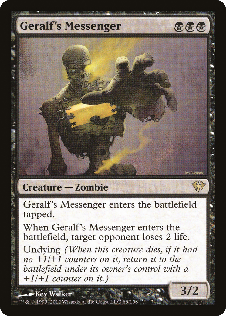 Geralf's Messenger (DKA-063) [Dark Ascension]