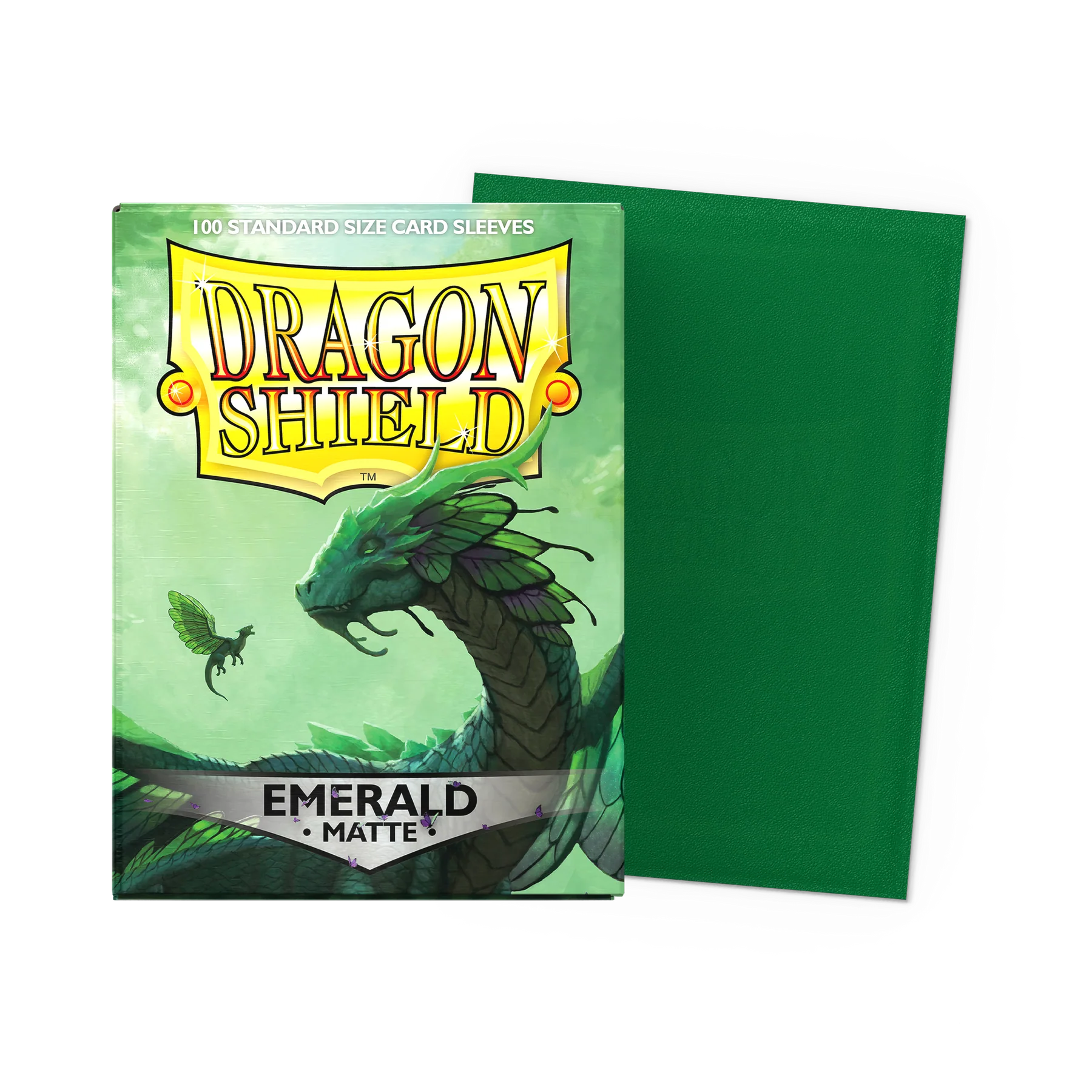 Dragon Shield - Matte Standard Sleeves - Emerald