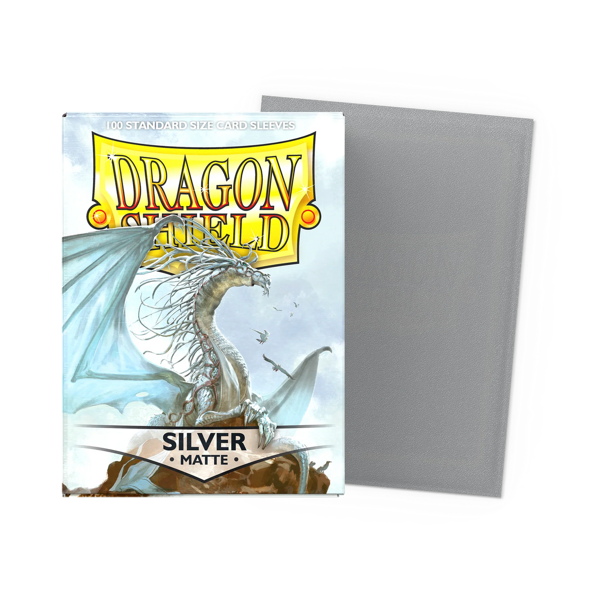 Dragon Shield - Matte Standard Sleeves - Silver