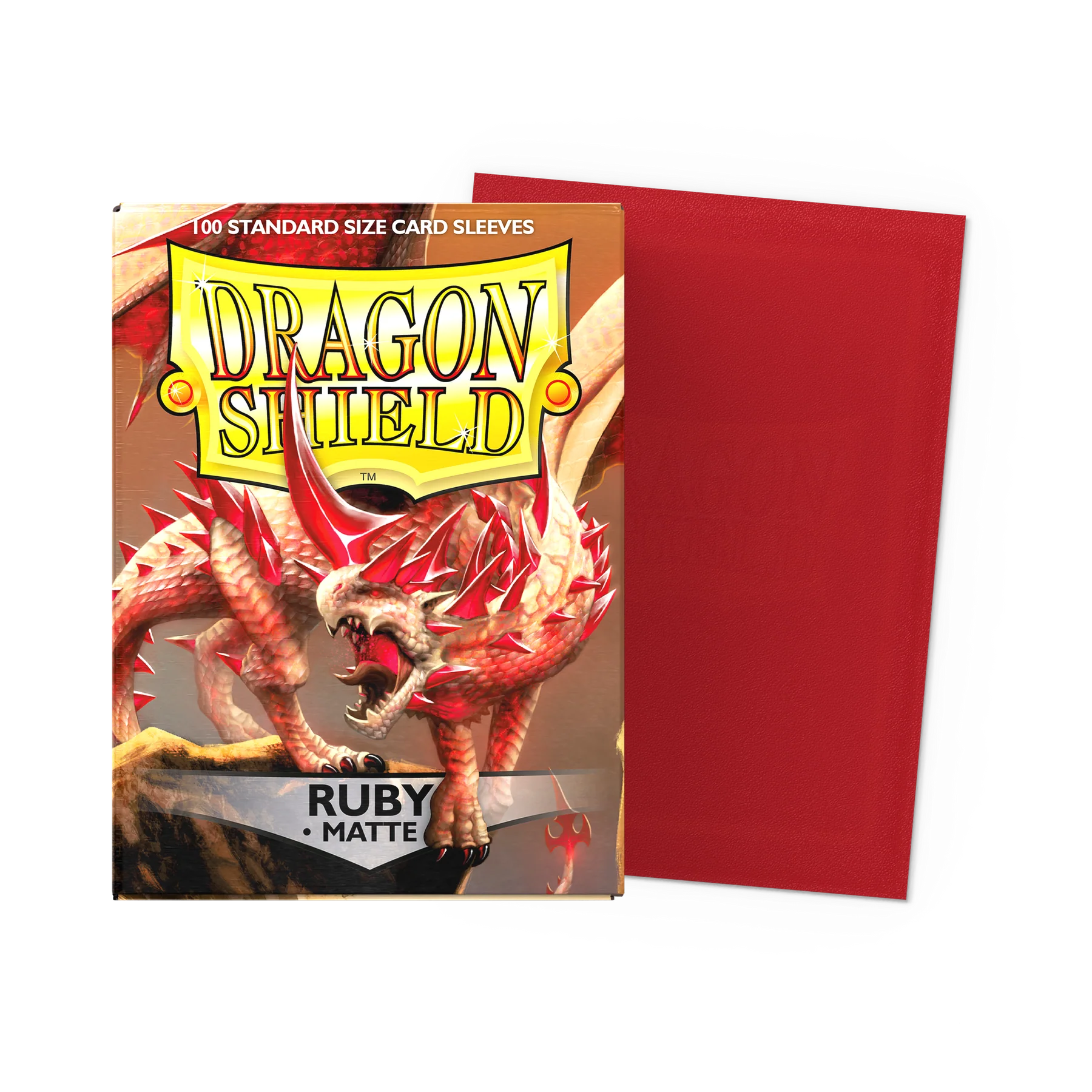 Dragon Shield - Matte Standard Sleeves - Ruby