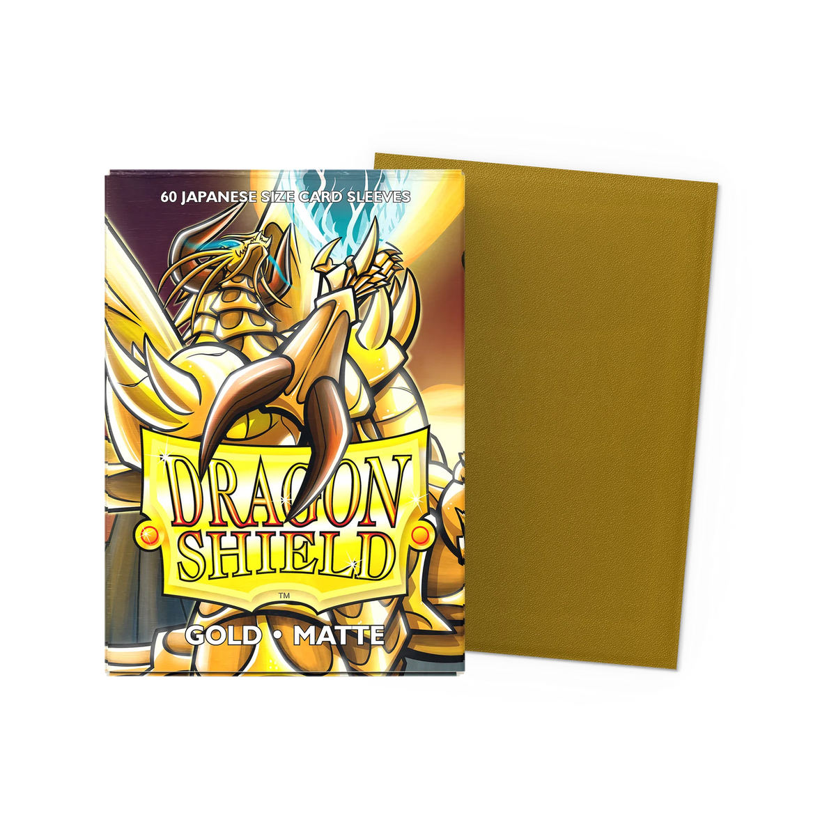 Dragon Shield - Matte Japanese Sleeves - Gold