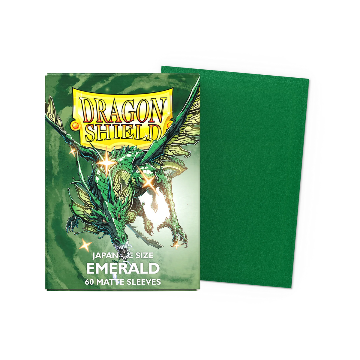 Dragon Shield - Matte Japanese Sleeves - Emerald