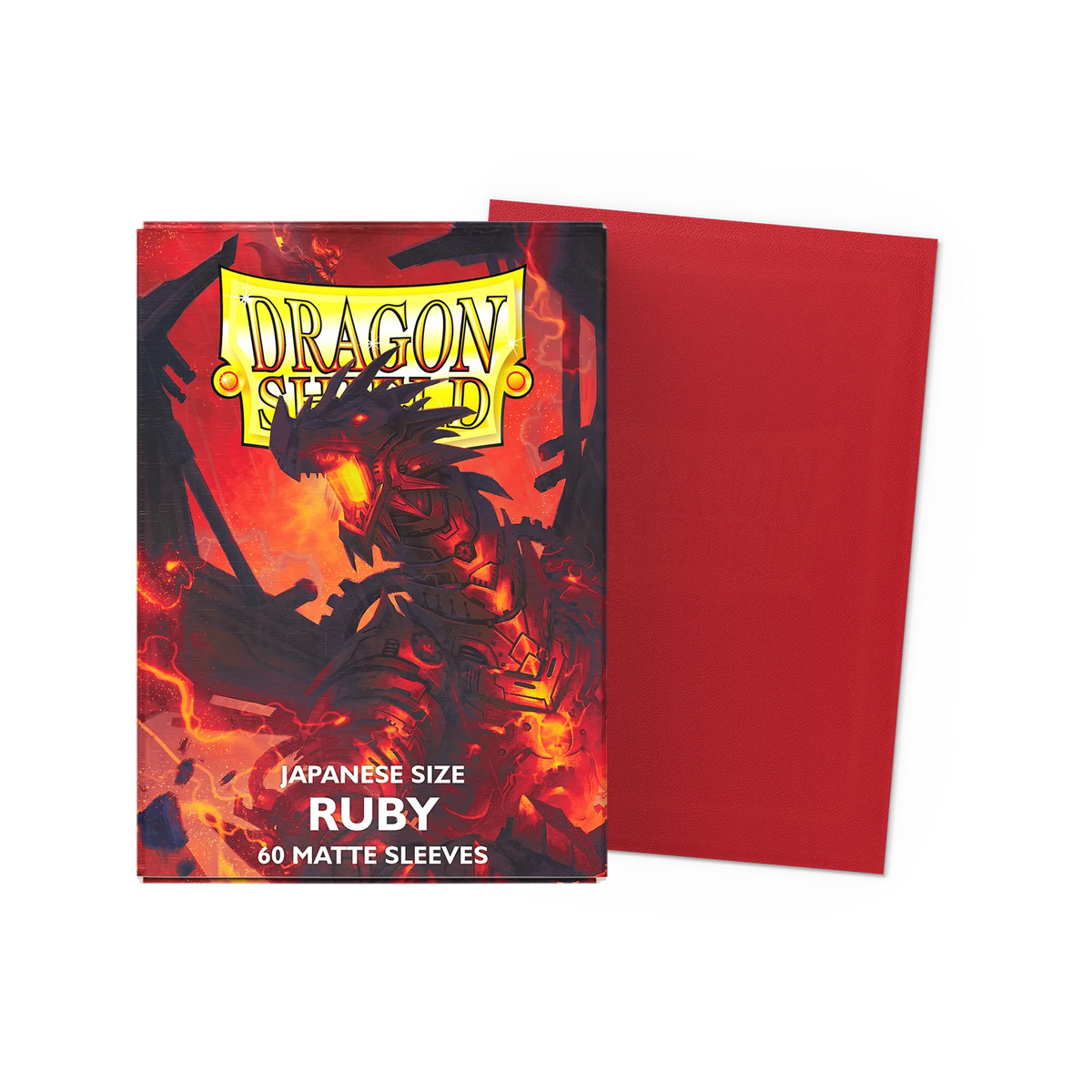 Dragon Shield - Matte Japanese Sleeves - Ruby