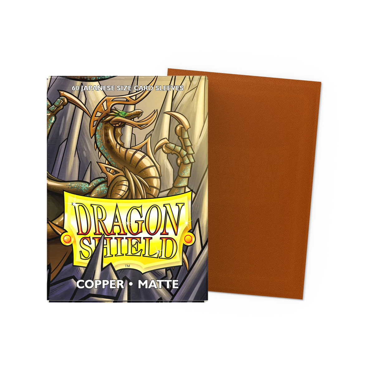 Dragon Shield - Matte Japanese Sleeves - Copper