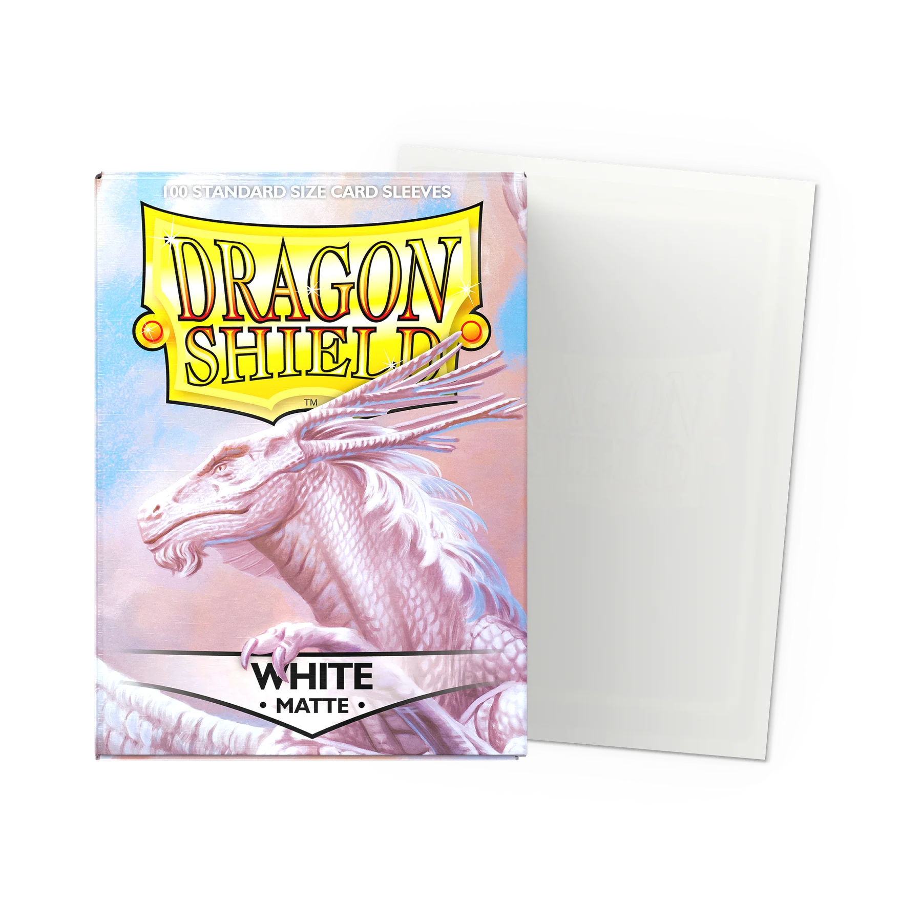 Dragon Shield - Matte Standard Sleeves - White