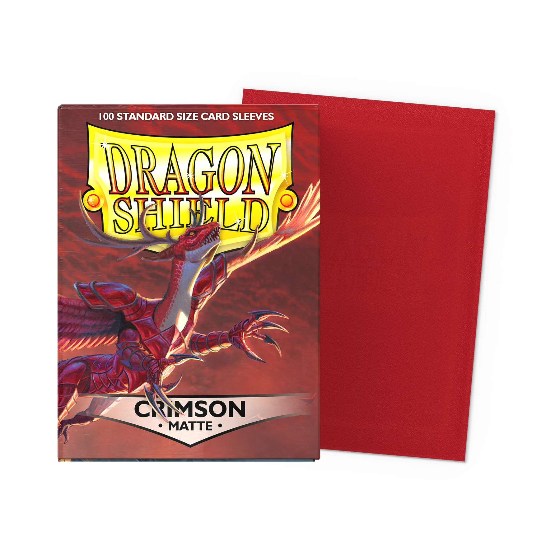 Dragon Shield - Matte Standard Sleeves - Crimson