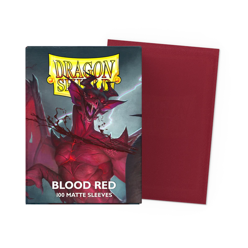 Dragon Shield - Matte Standard Sleeves - Blood Red