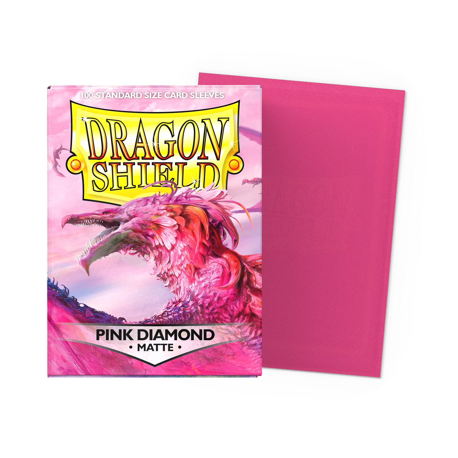 Dragon Shield - Matte Standard Sleeves - Pink Diamond