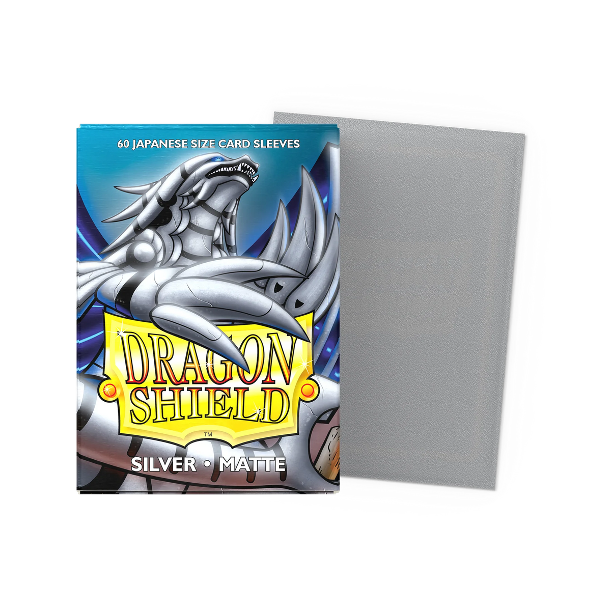 Dragon Shield - Matte Japanese Sleeves - Silver