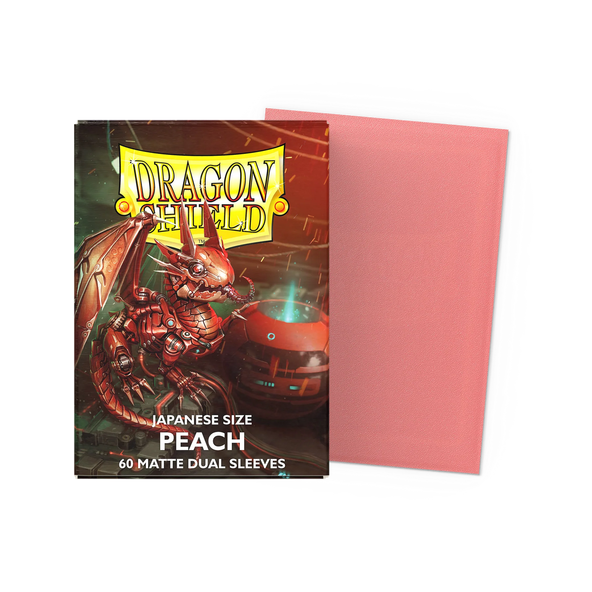 Dragon Shield - Dual Matte Japanese Sleeves - Peach